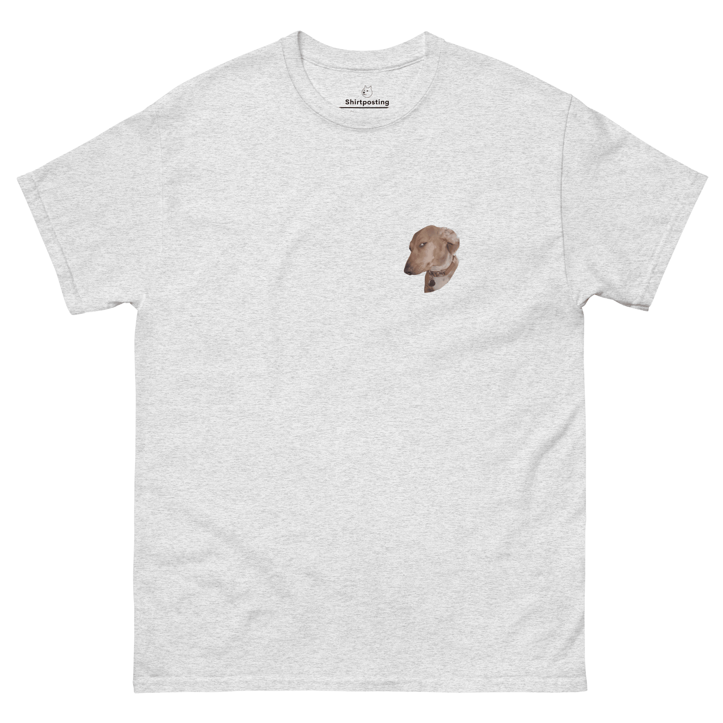 Dog Classic T-Shirt Meme - Ash | Shirtposting