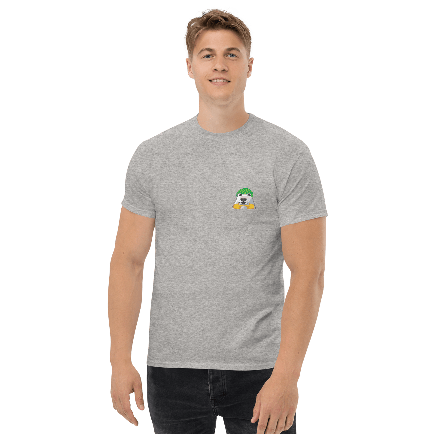 Dog Classic T-Shirt Meme - Military Green | Shirtposting