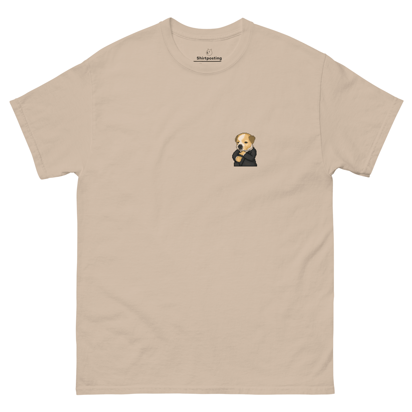 Dog Classic T-Shirt Meme - Sand | Shirtposting