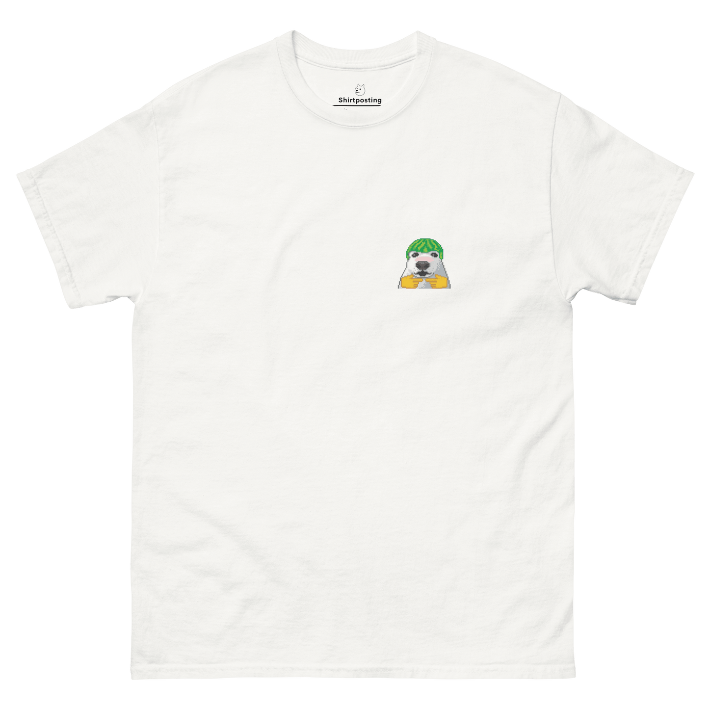 Dog Classic T-Shirt Meme - White | Shirtposting