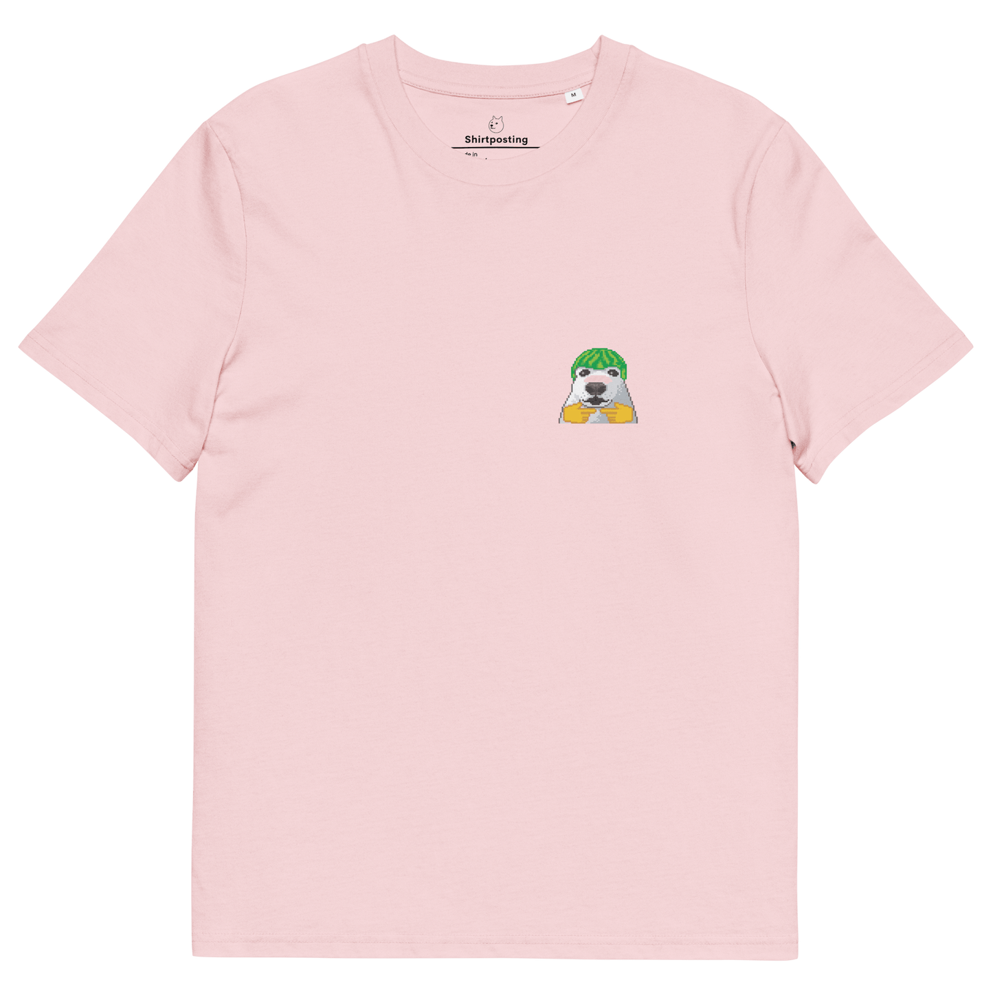 Dog Premium Organic T-Shirt Meme - Cotton Pink | Shirtposting