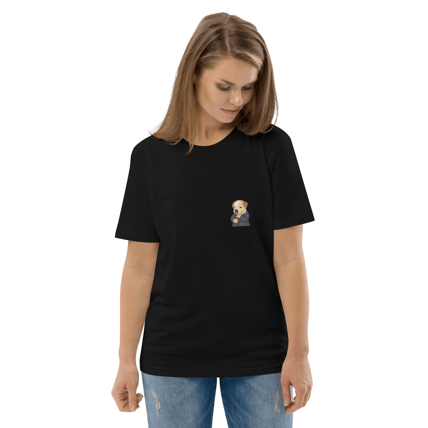 Dog Premium Organic T-Shirt Meme - Cotton Pink | Shirtposting