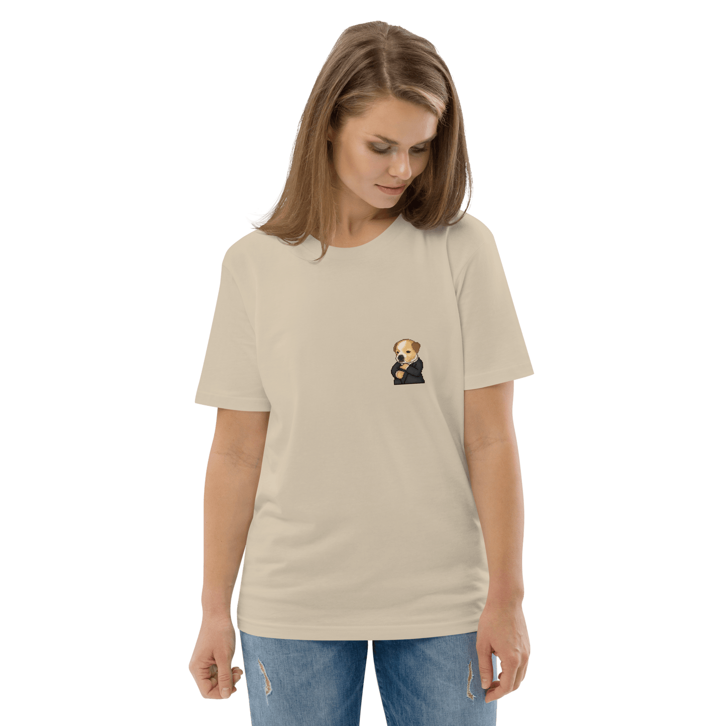 Dog Premium Organic T-Shirt Meme - Cotton Pink | Shirtposting