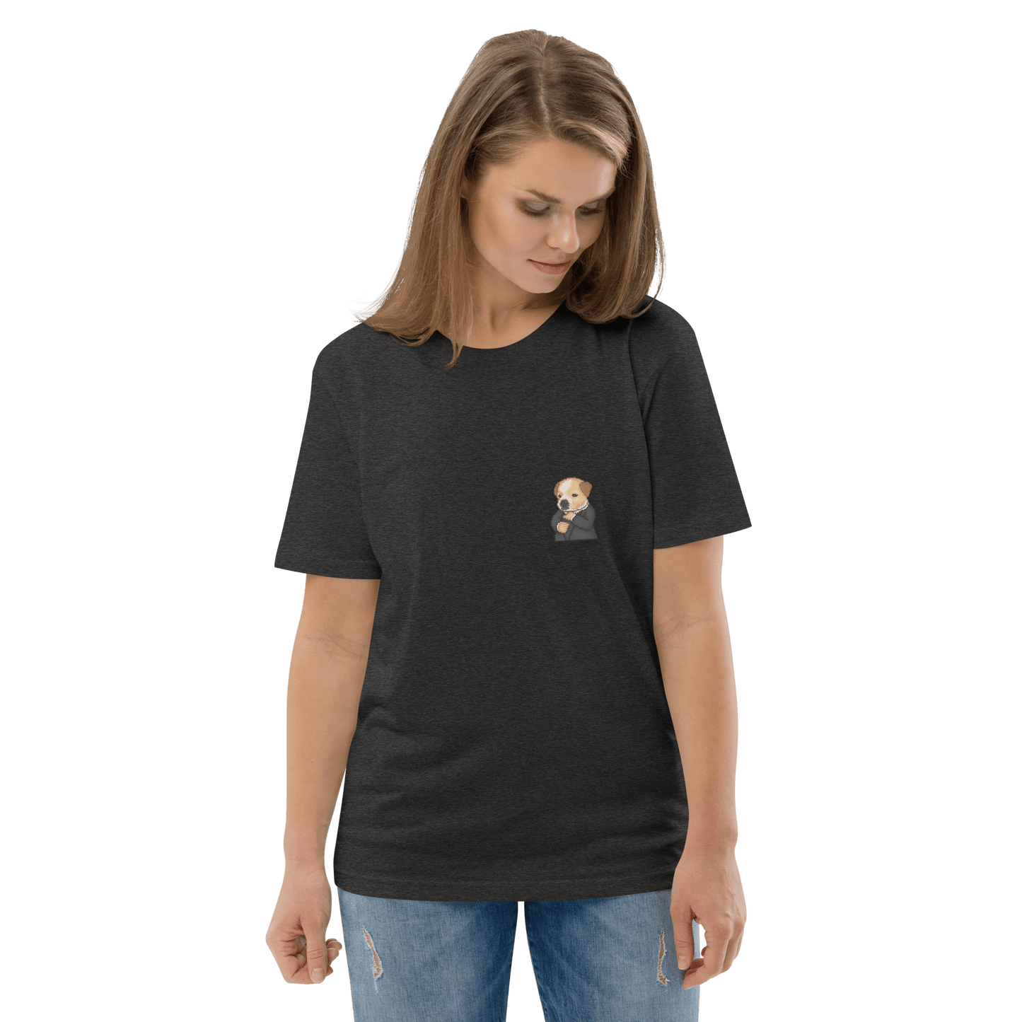 Dog Premium Organic T-Shirt Meme - Cotton Pink | Shirtposting