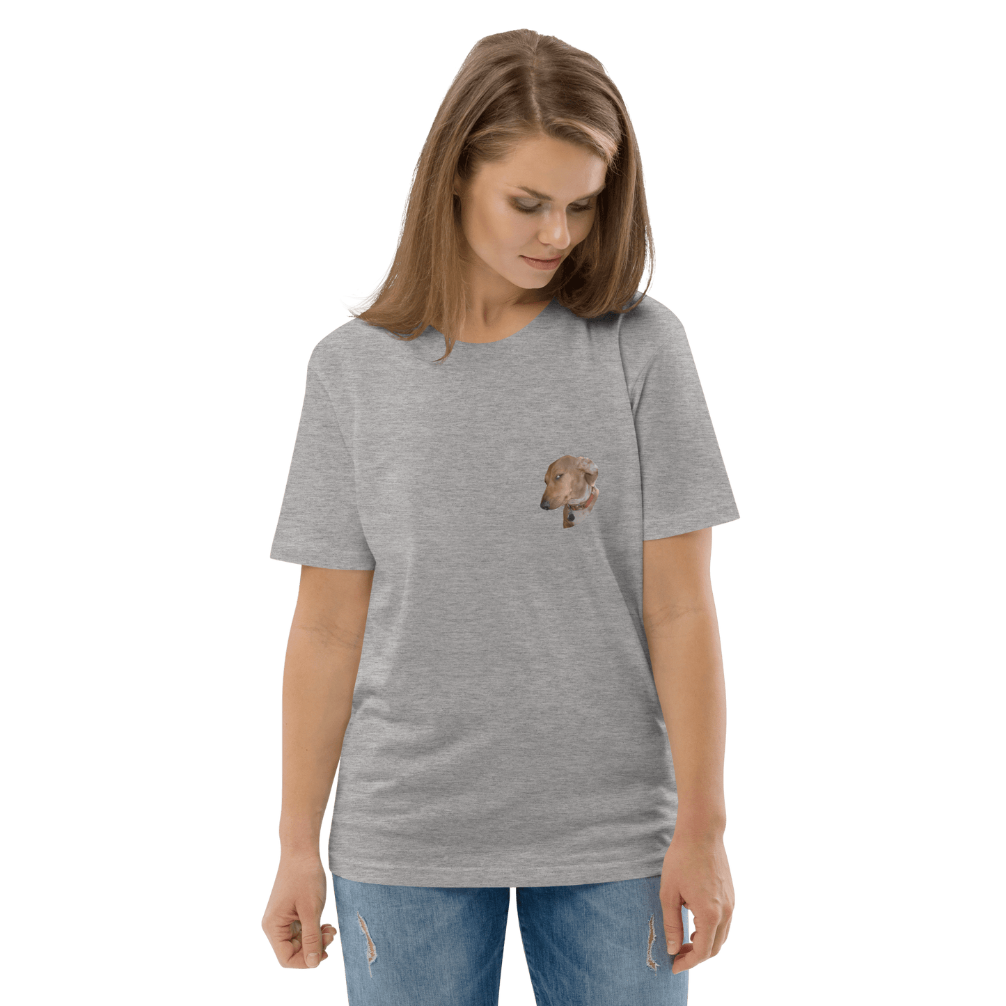 Dog Premium Organic T-Shirt Meme - Dark Heather Grey | Shirtposting