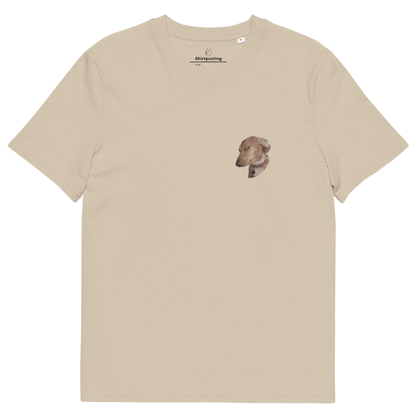 Dog Premium Organic T-Shirt Meme - Desert Dust | Shirtposting