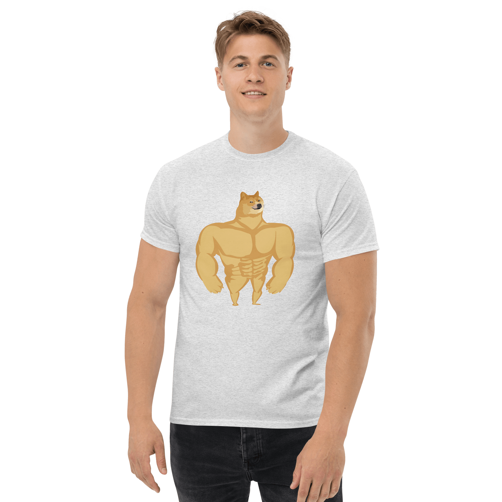 Doge Classic T-Shirt Meme - Ash | Shirtposting