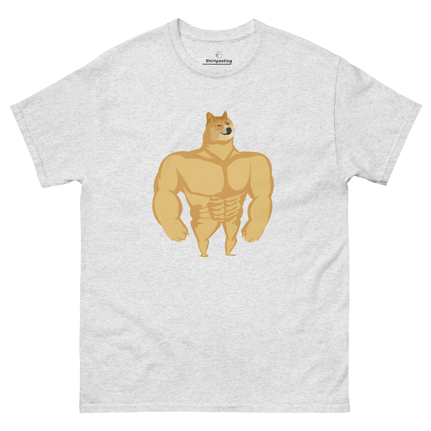Doge Classic T-Shirt Meme - Ash | Shirtposting
