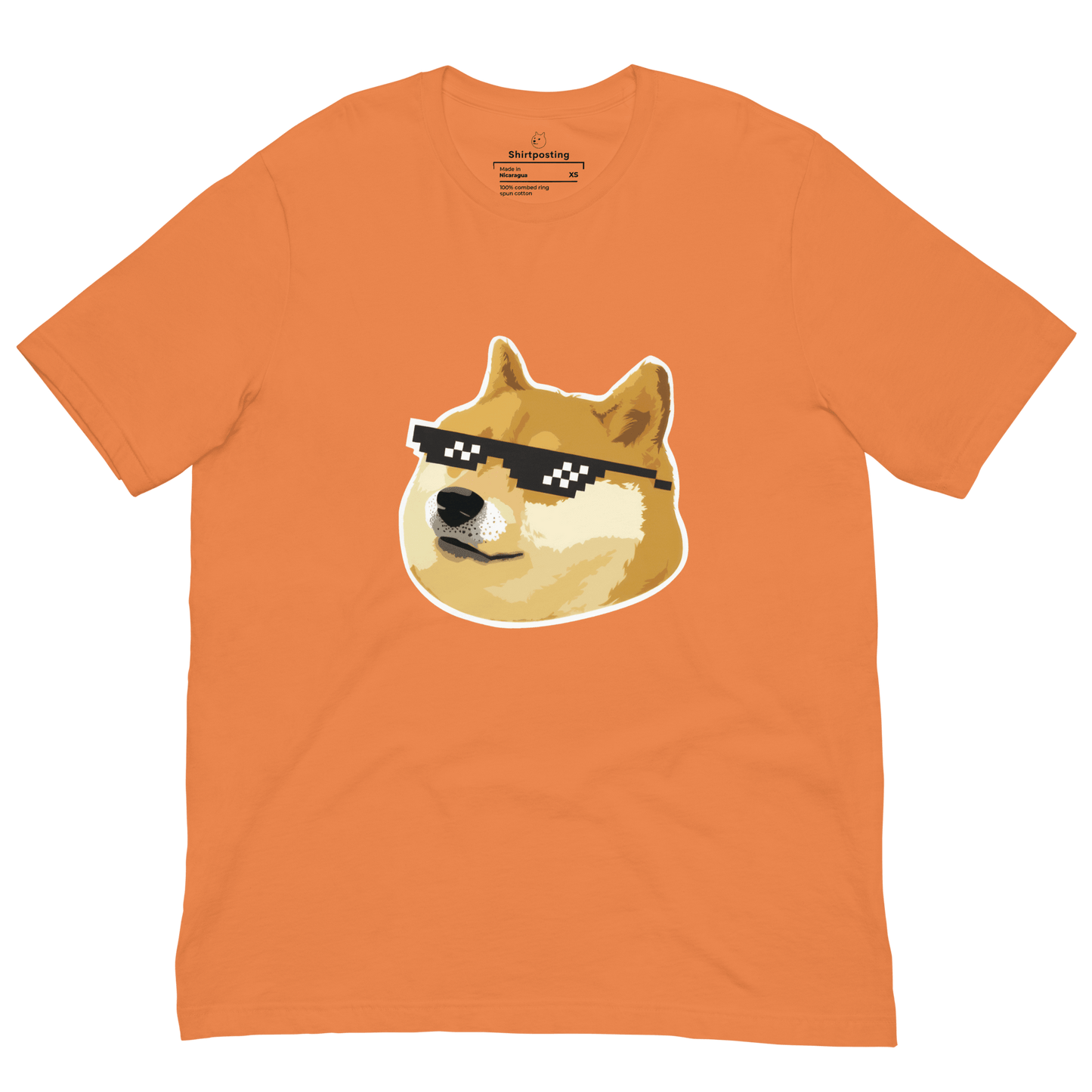 Doge Classic T-Shirt Meme - Burnt Orange | Shirtposting