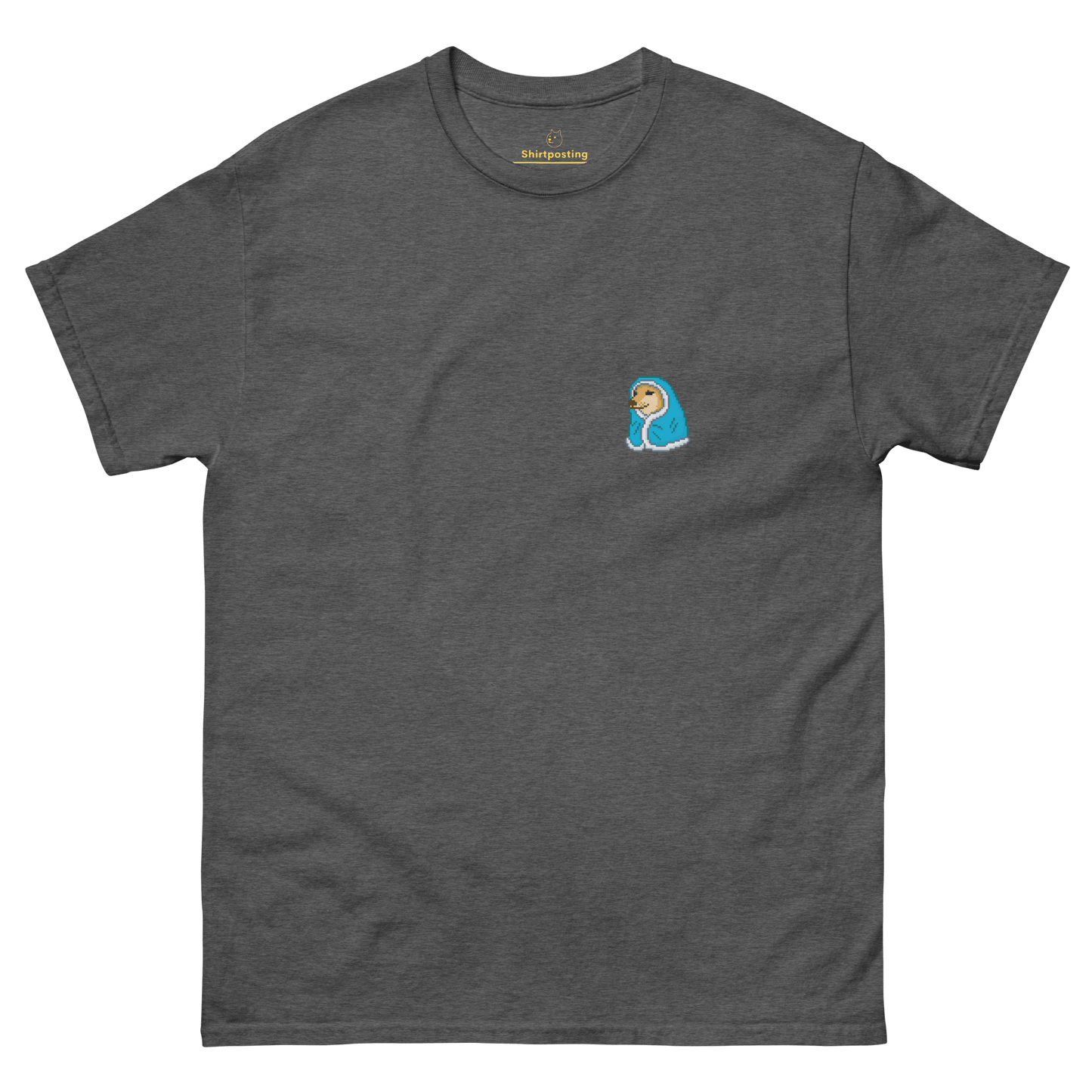 Doge Classic T-Shirt Meme - Dark Heather | Shirtposting