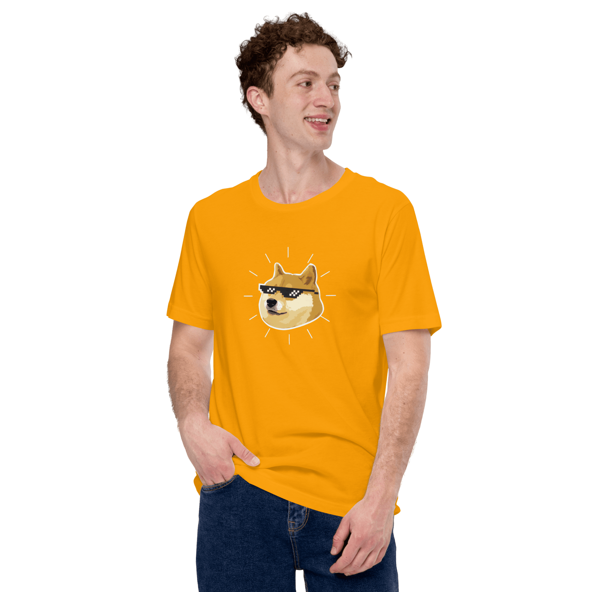Doge Classic T-Shirt Meme - Gold | Shirtposting