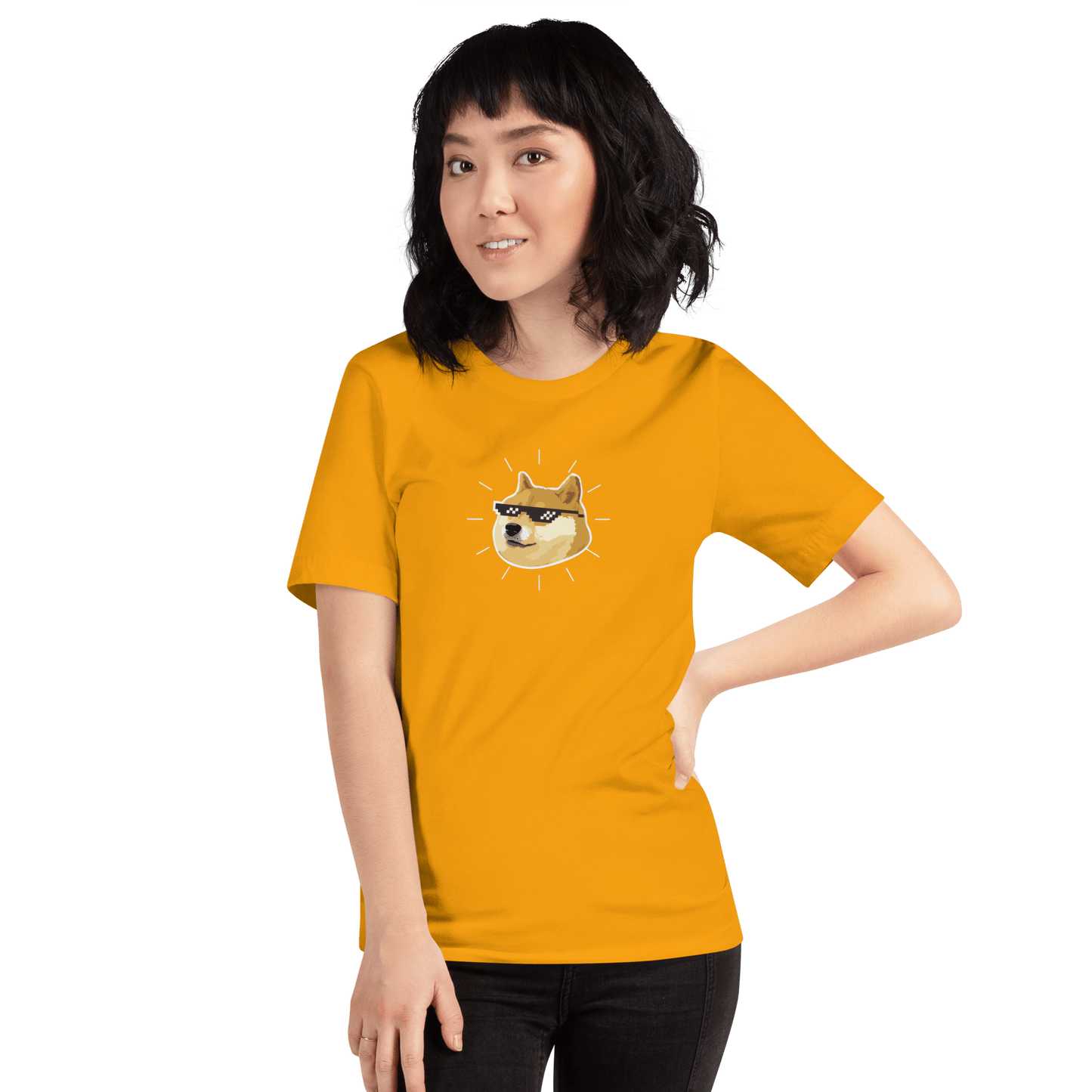 Doge Classic T-Shirt Meme - Gold | Shirtposting