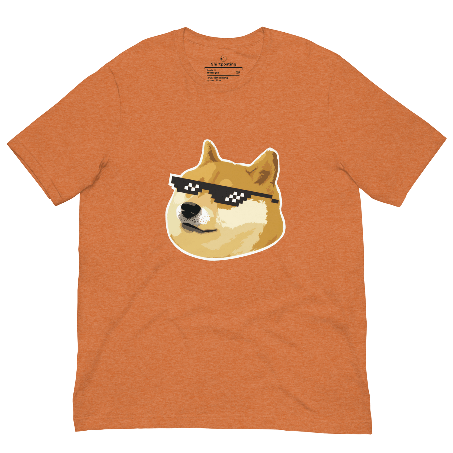 Doge Classic T-Shirt Meme - Heather Autumn | Shirtposting