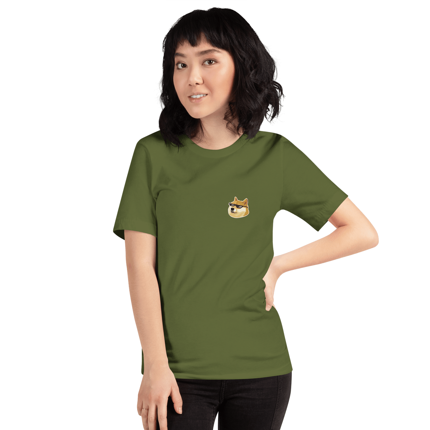 Doge Classic T-Shirt Meme - Military Green | Shirtposting
