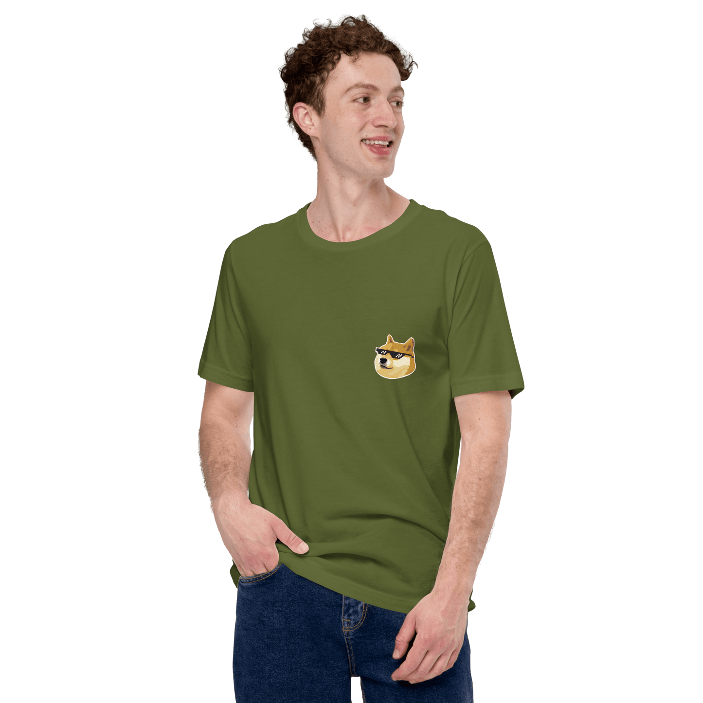 Doge Classic T-Shirt Meme - Military Green | Shirtposting