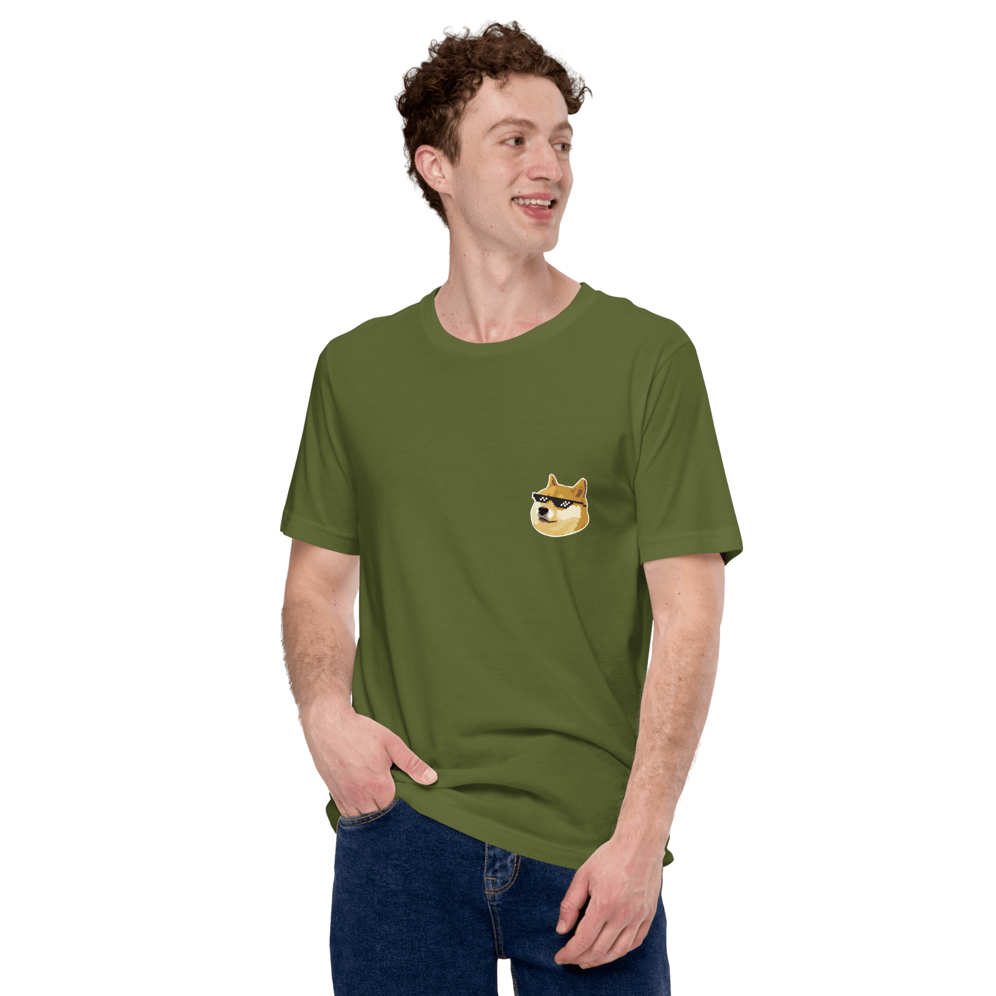 Doge Classic T-Shirt Meme - Military Green | Shirtposting