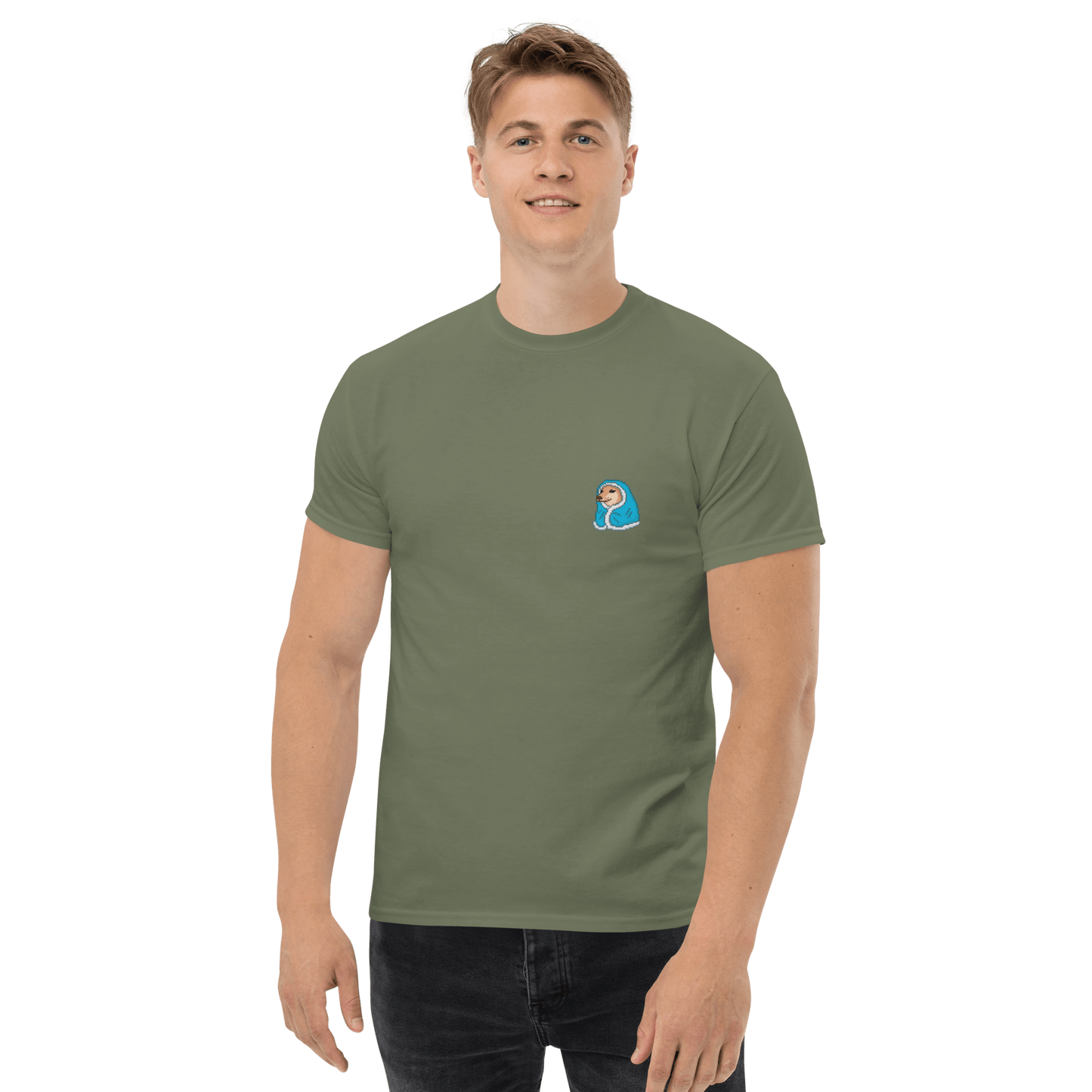 Doge Classic T-Shirt Meme - Military Green | Shirtposting