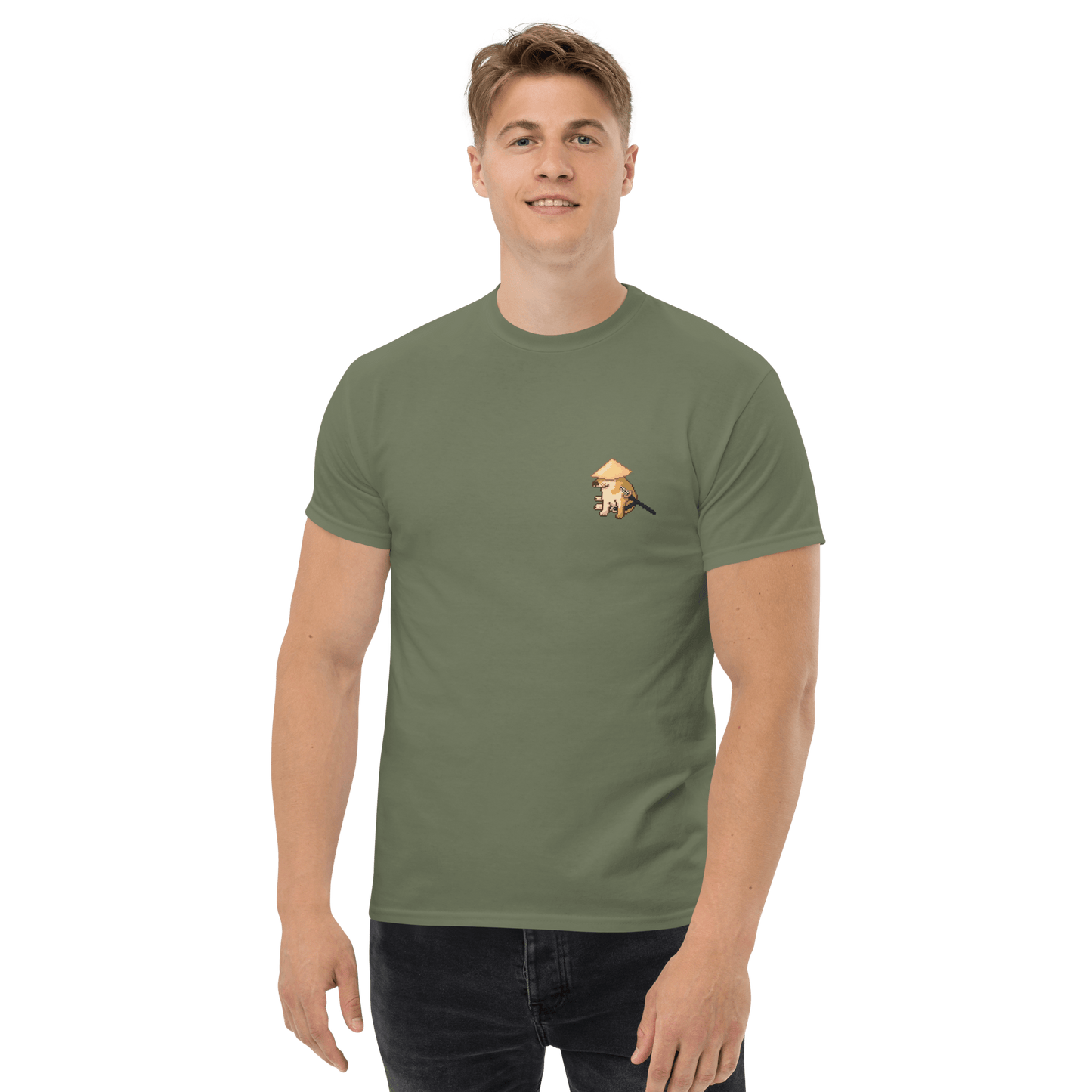 Doge Classic T-Shirt Meme - Military Green | Shirtposting