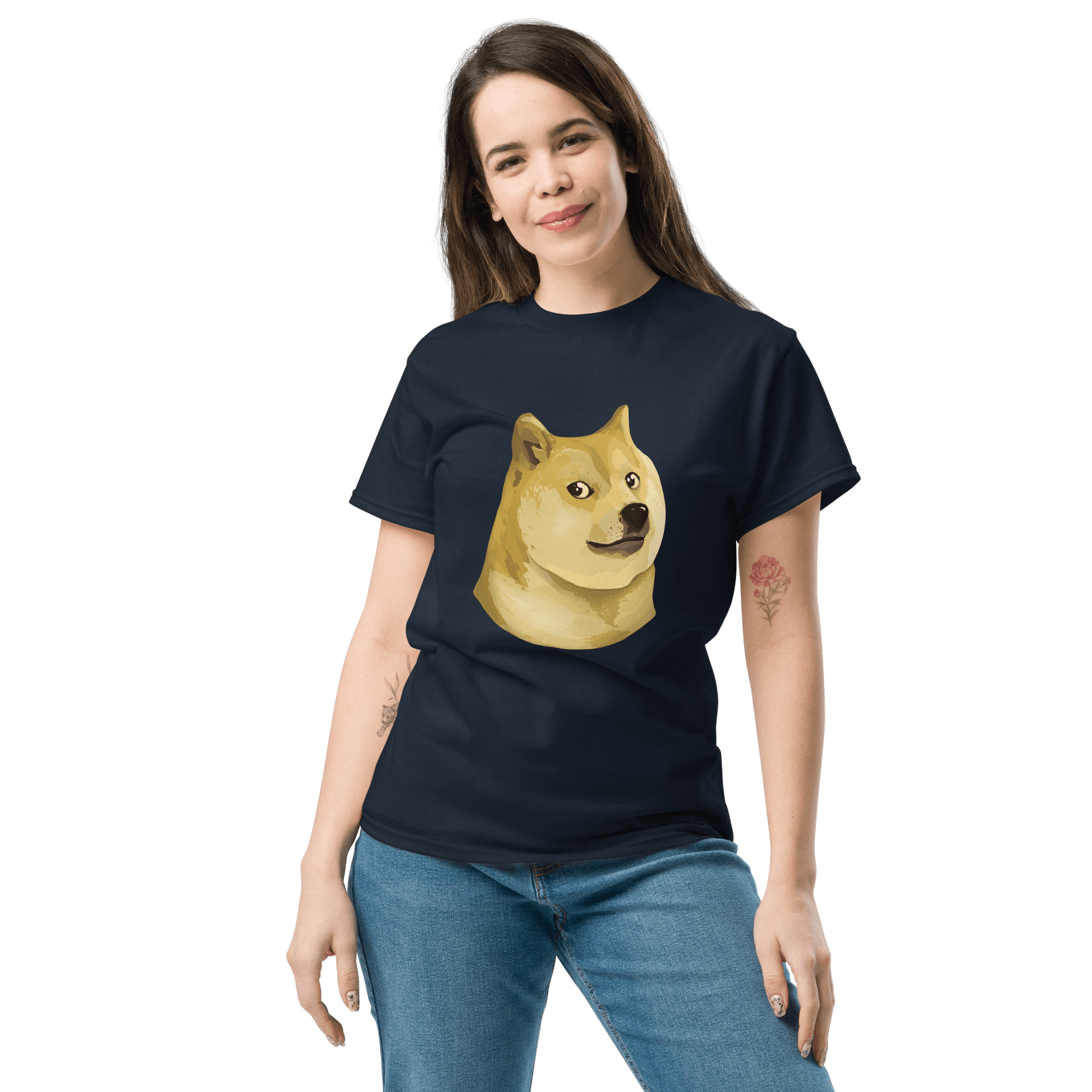 Doge Classic T-Shirt Meme - Military Green | Shirtposting