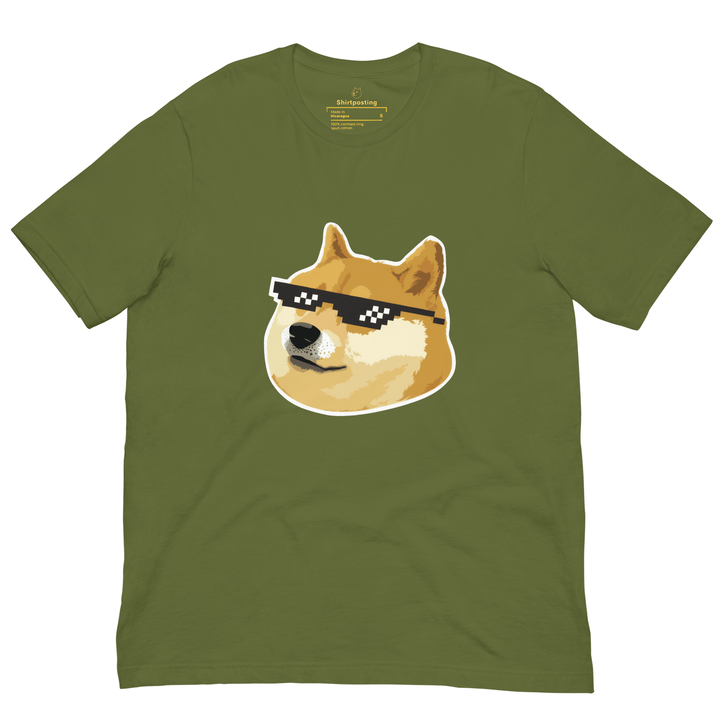 Doge Classic T-Shirt Meme - Navy | Shirtposting