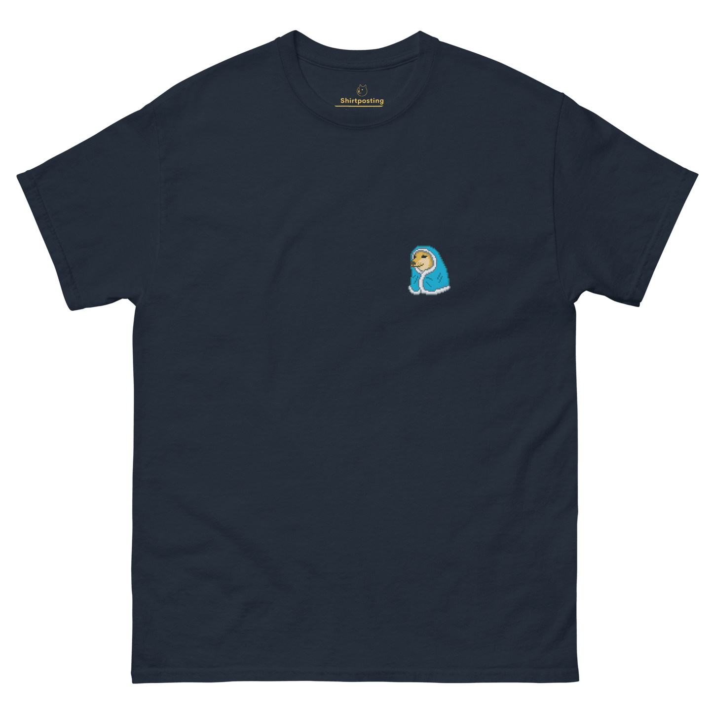 Doge Classic T-Shirt Meme - Navy | Shirtposting