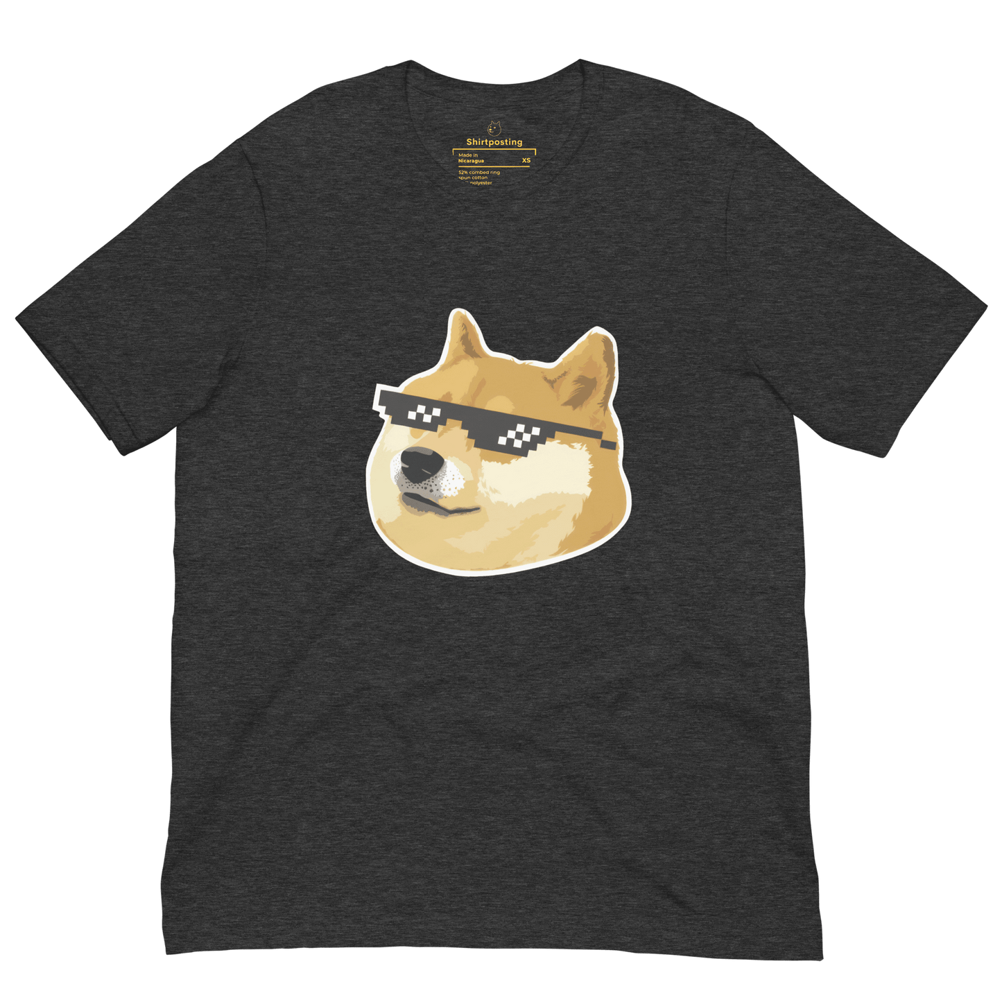 Doge Classic T-Shirt Meme - Navy | Shirtposting