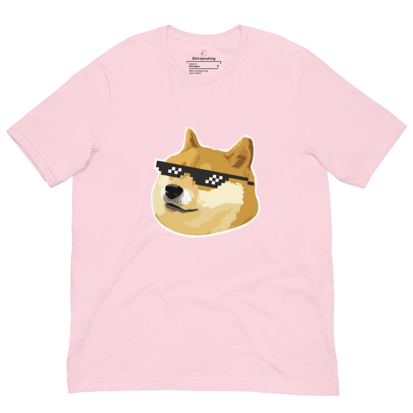 Doge Classic T-Shirt Meme - Soft Pink | Shirtposting