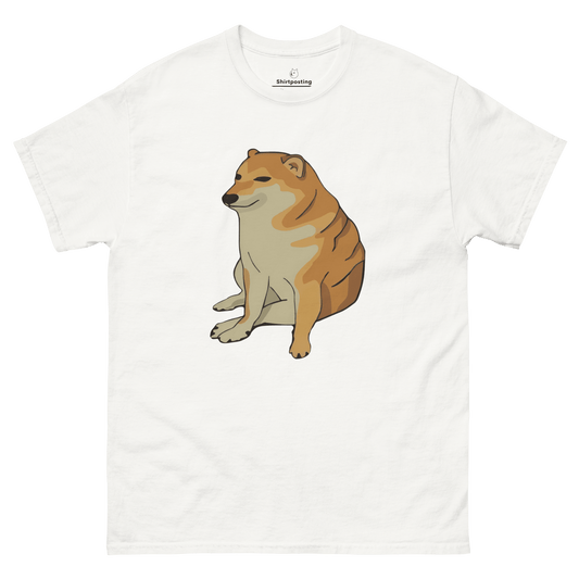 Doge Classic T-Shirt Meme - White | Shirtposting