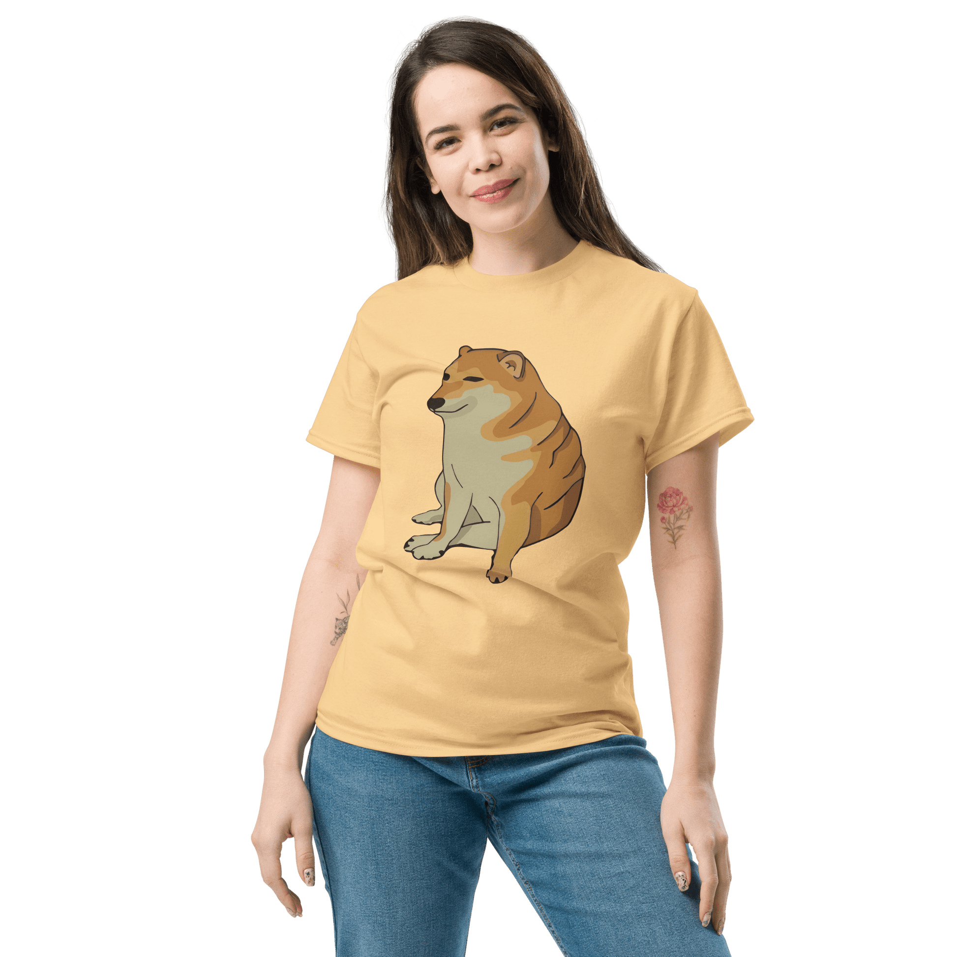 Doge Classic T-Shirt Meme - Yellow Haze | Shirtposting