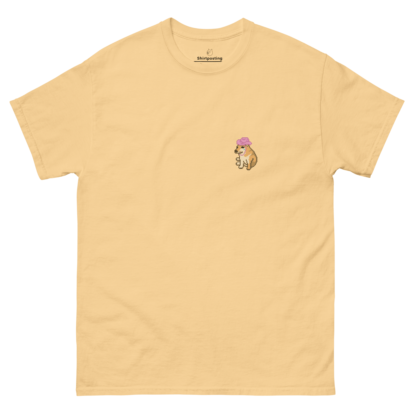 Doge Classic T-Shirt Meme - Yellow Haze | Shirtposting