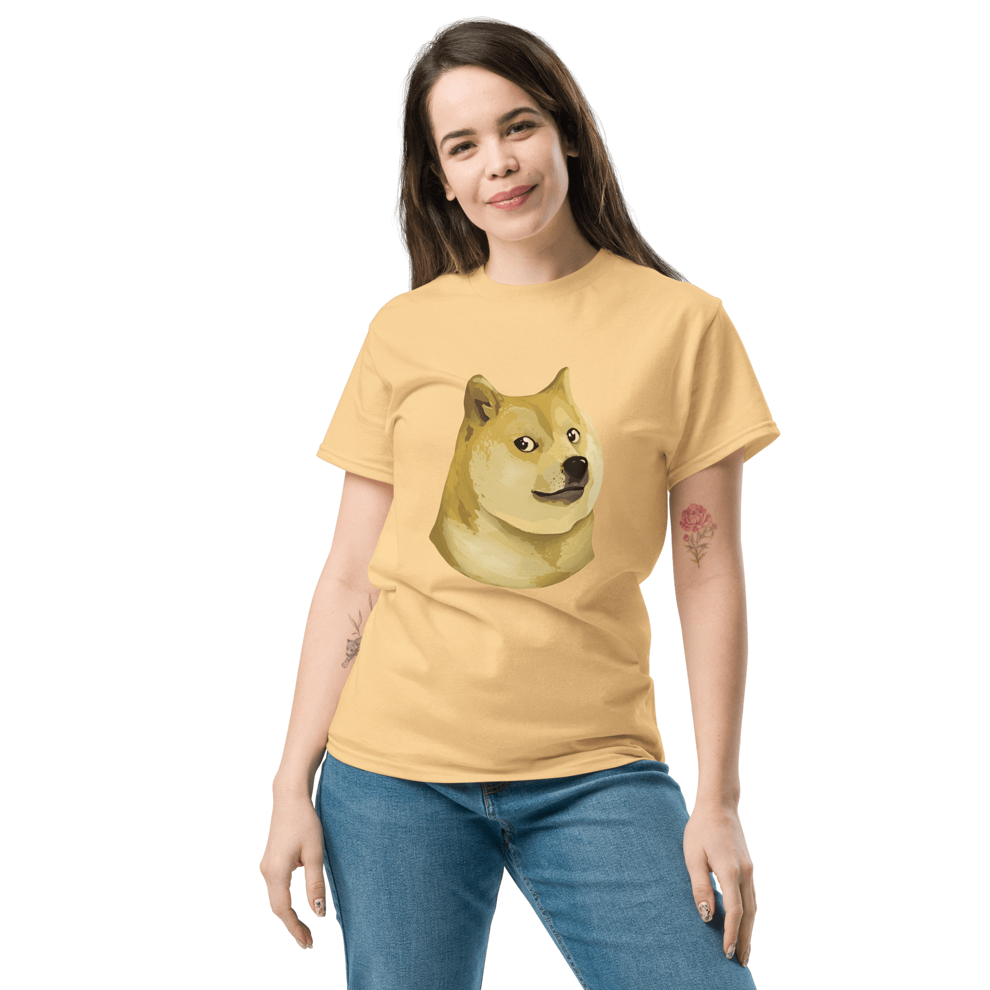 Doge Classic T-Shirt Meme - Yellow Haze | Shirtposting