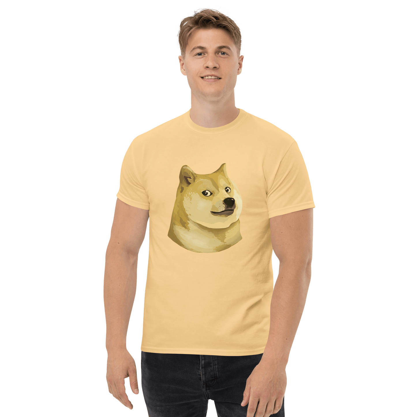 Doge Classic T-Shirt Meme - Yellow Haze | Shirtposting