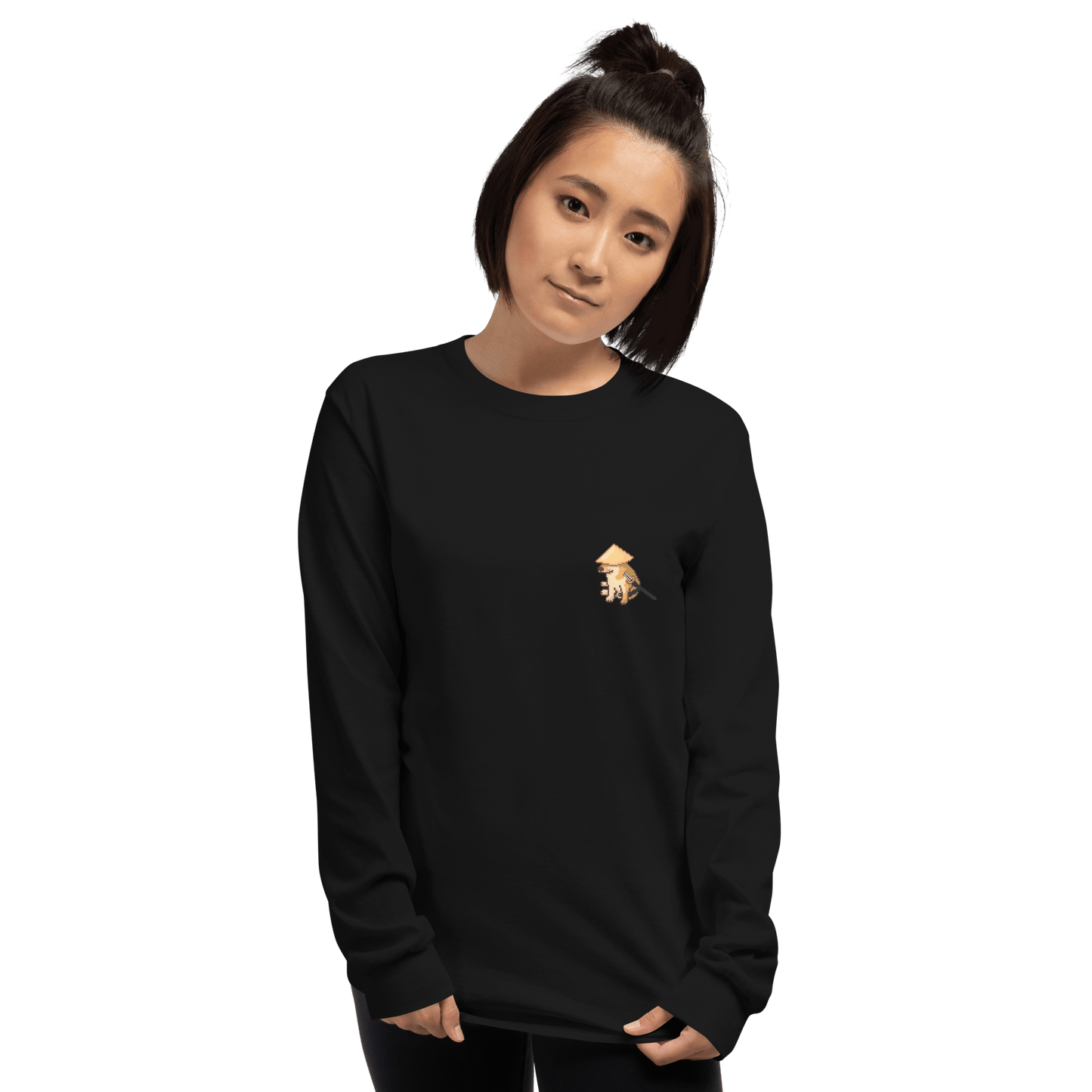 Doge Long Sleeve T-Shirt Meme - Sport Grey | Shirtposting