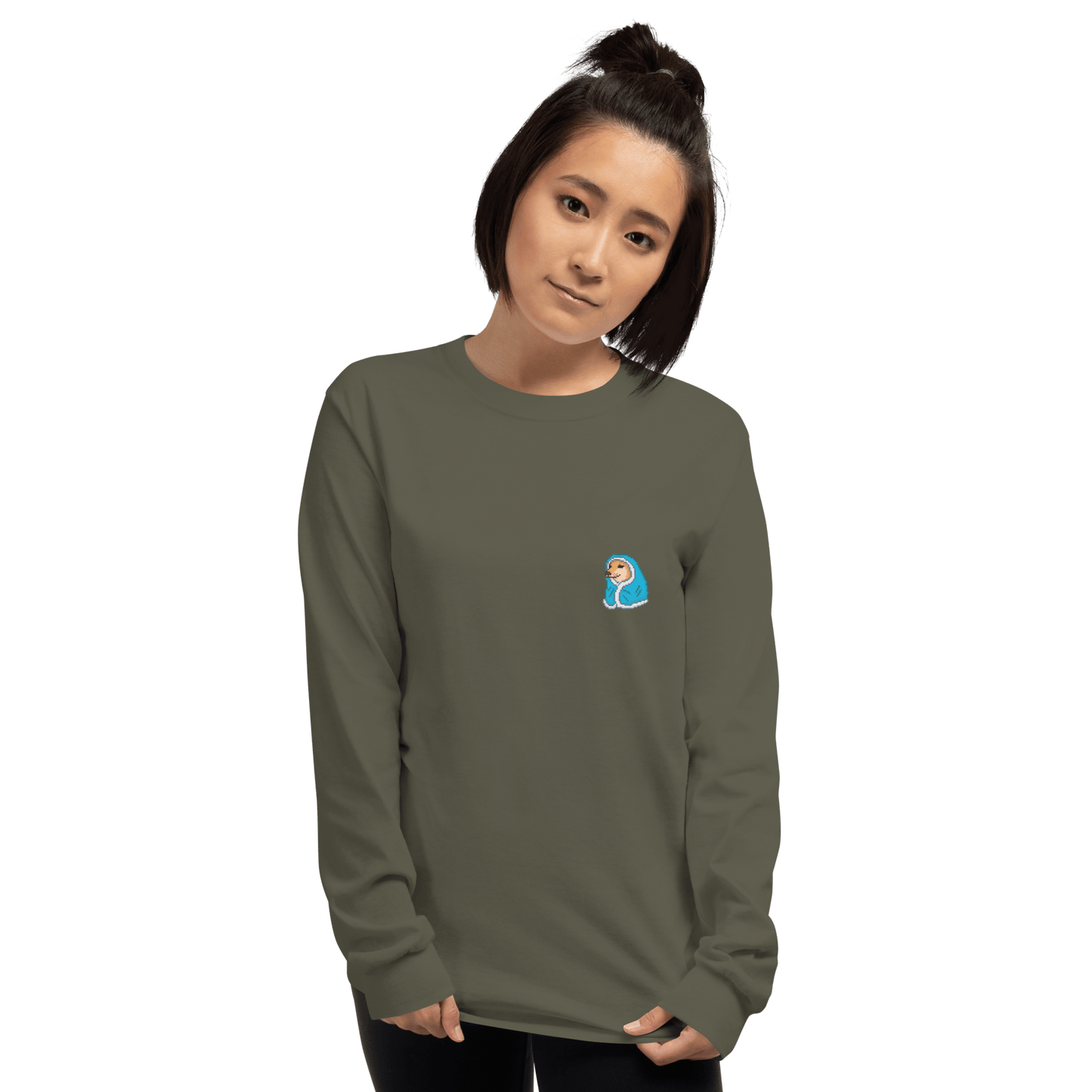 Doge Long Sleeve T-Shirt Meme - Sport Grey | Shirtposting