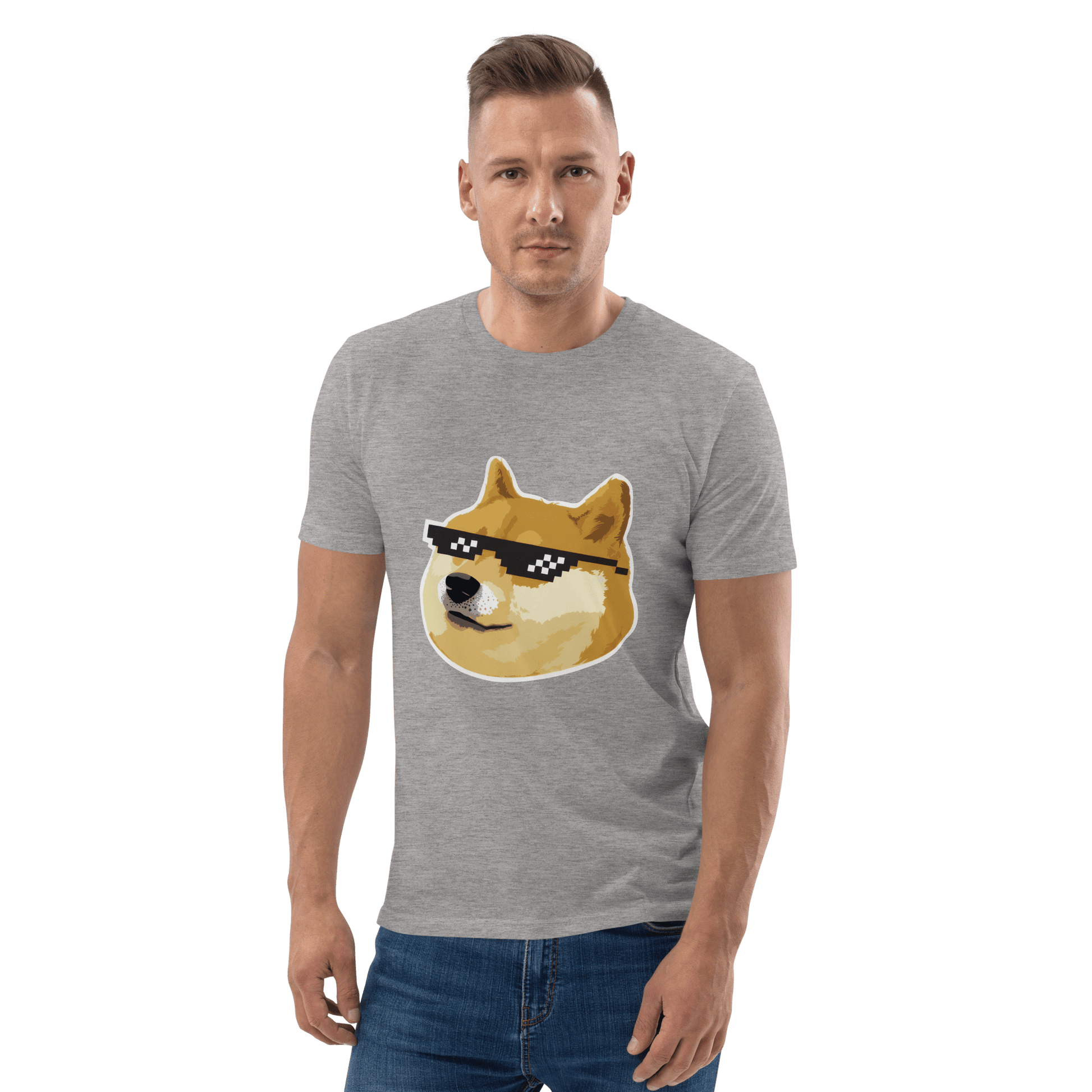 Doge Premium Organic T-Shirt Meme - Cotton Pink | Shirtposting
