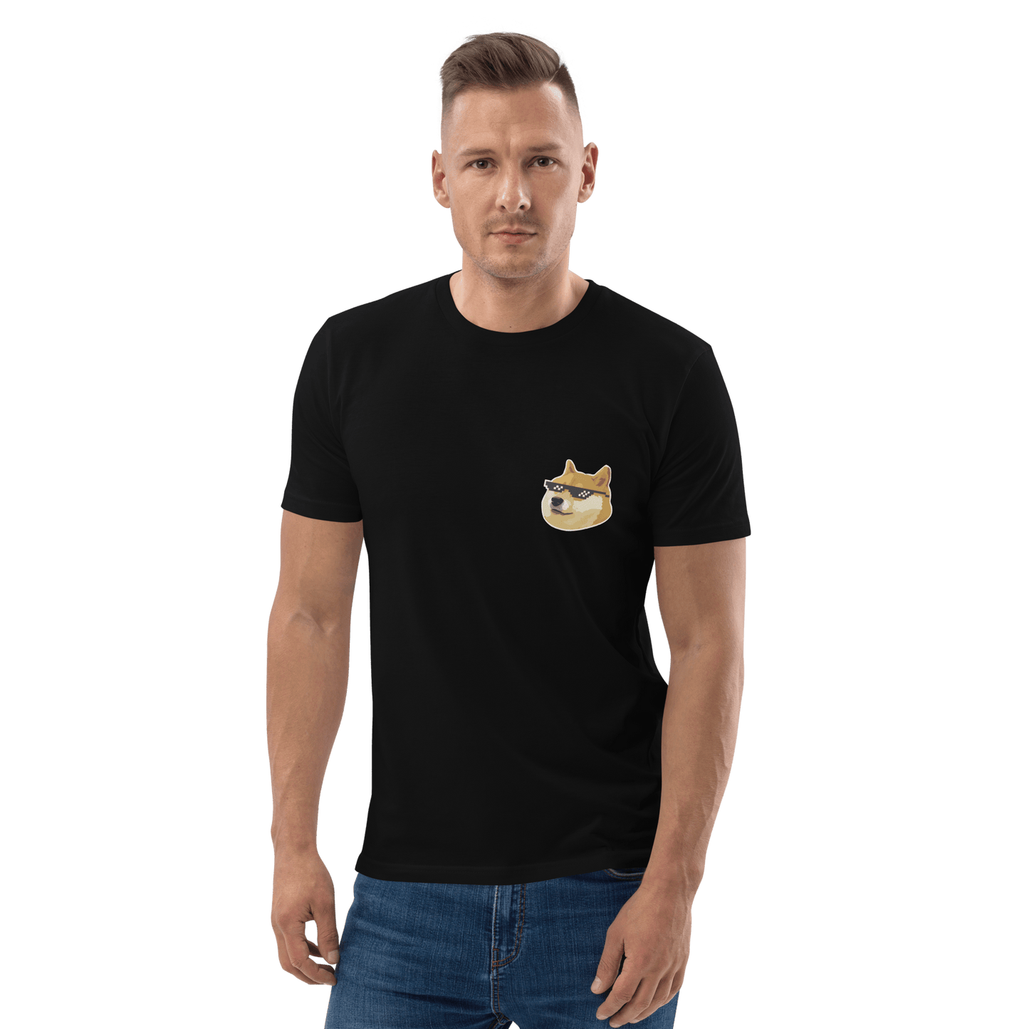 Doge Premium Organic T-Shirt Meme - Cotton Pink | Shirtposting