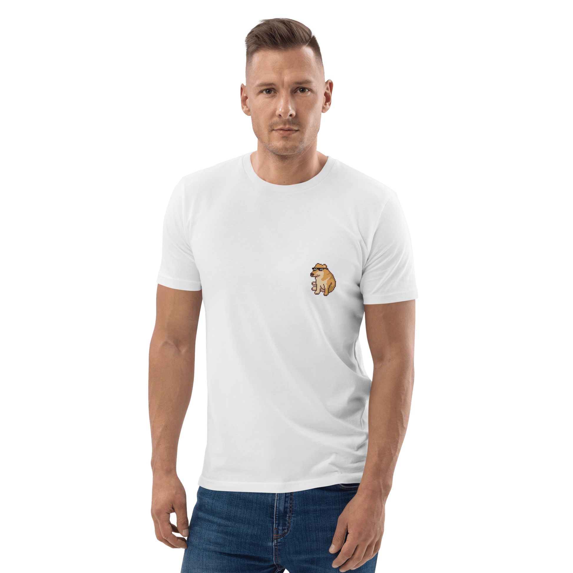 Doge Premium Organic T-Shirt Meme - Cotton Pink | Shirtposting
