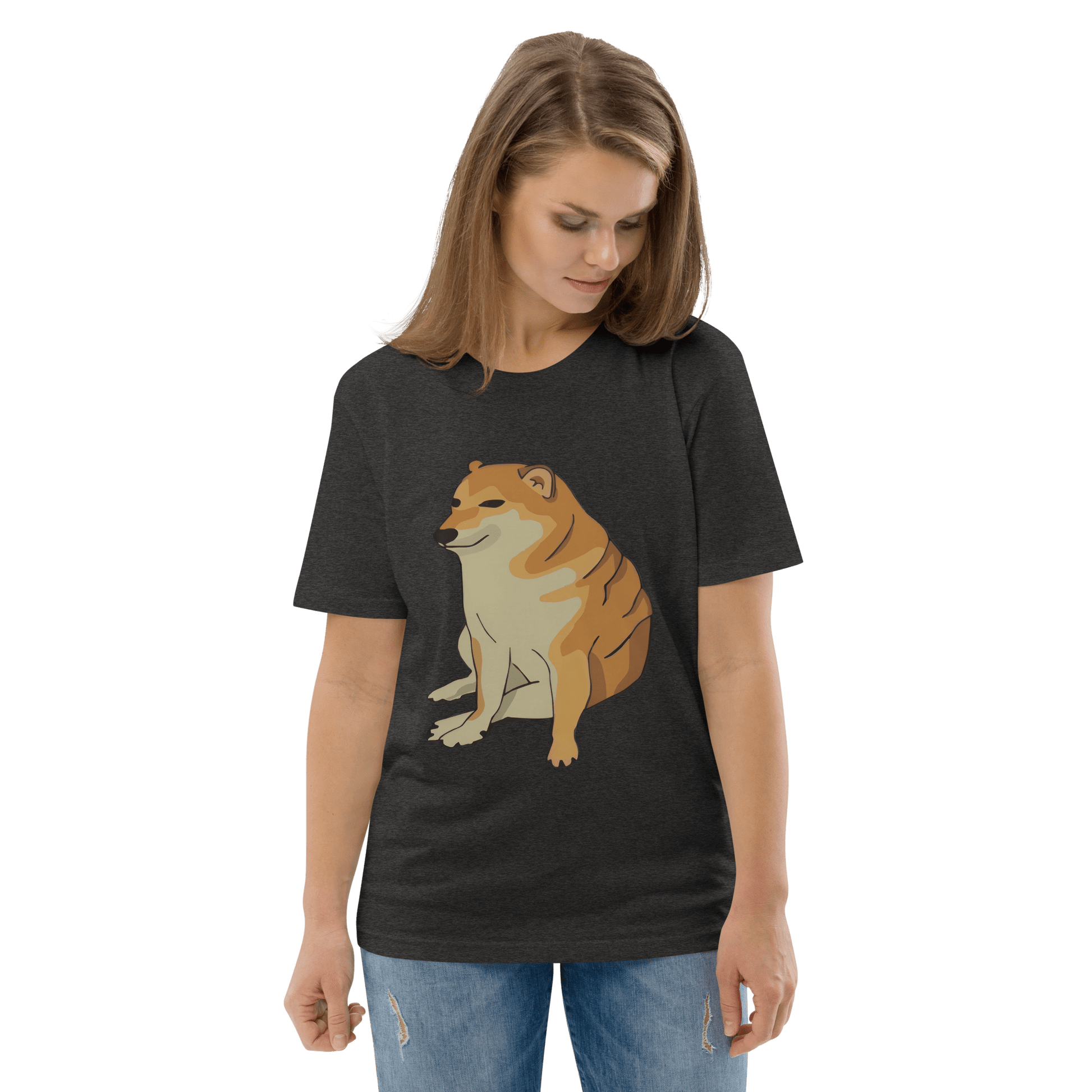 Doge Premium Organic T-Shirt Meme - Cotton Pink | Shirtposting