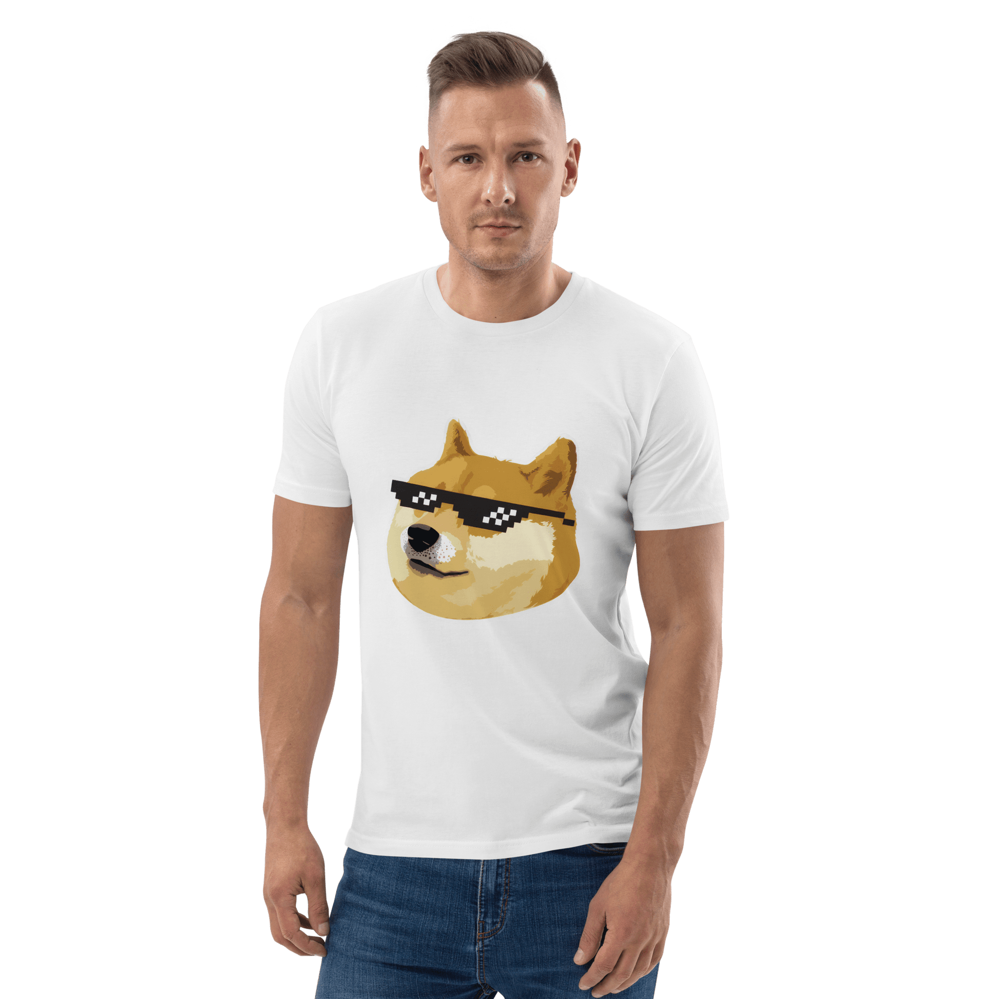 Doge Premium Organic T-Shirt Meme - Cotton Pink | Shirtposting