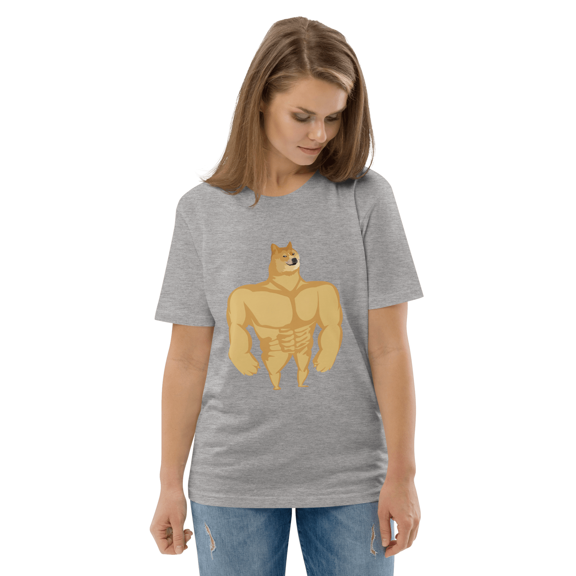 Doge Premium Organic T-Shirt Meme - Cotton Pink | Shirtposting