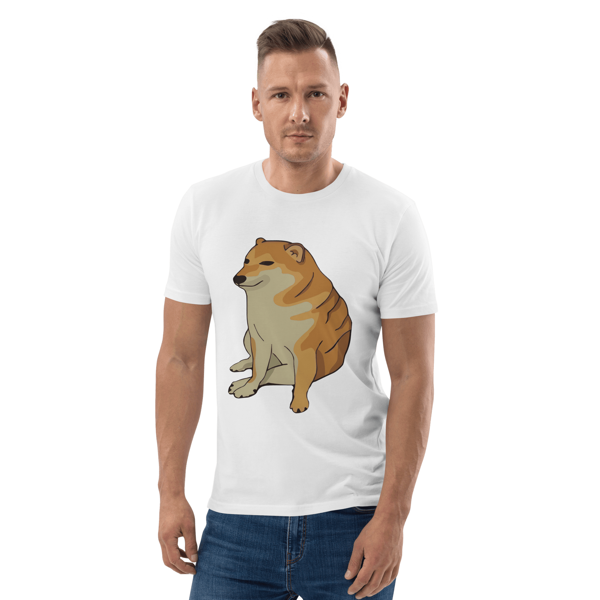 Doge Premium Organic T-Shirt Meme - Cotton Pink | Shirtposting