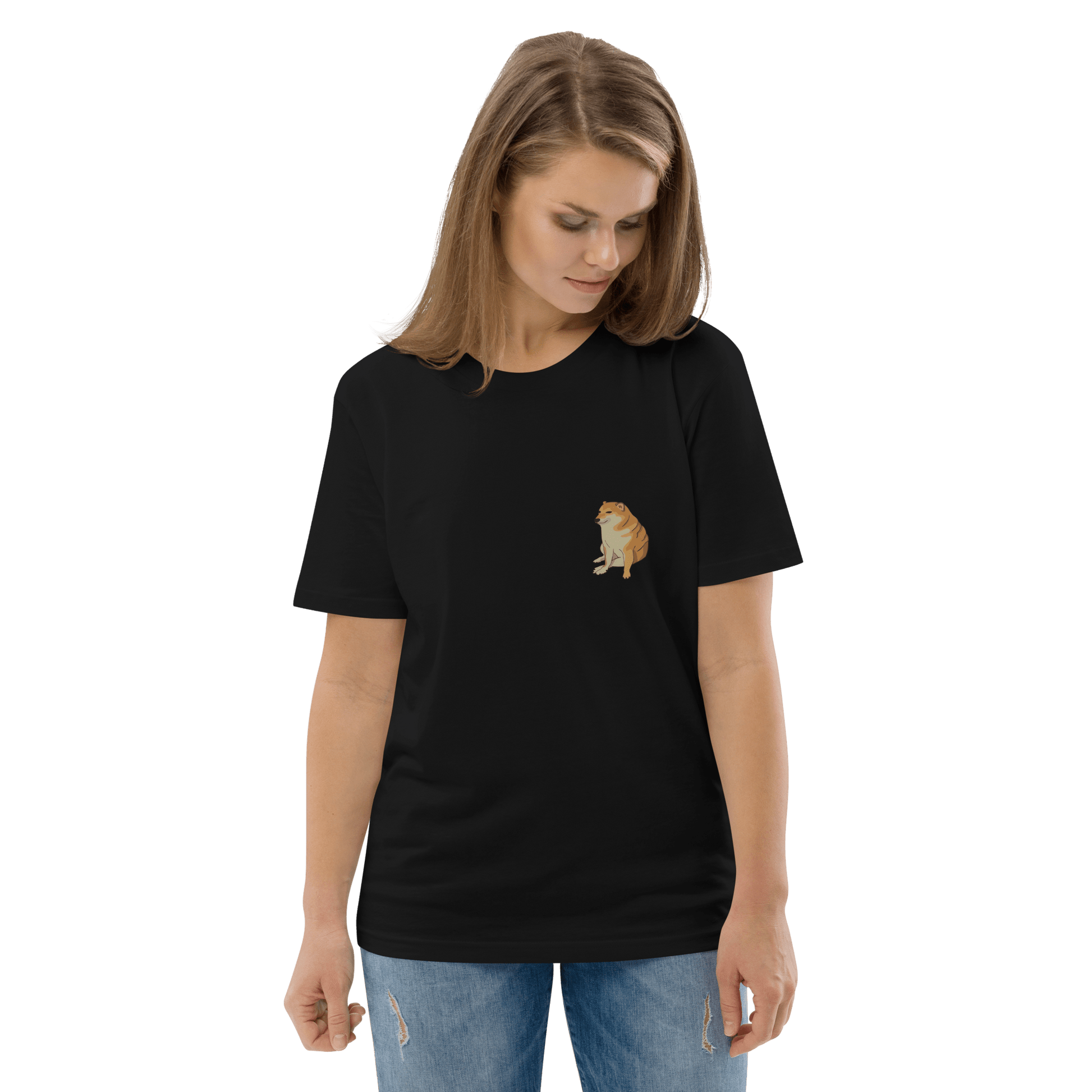 Doge Premium Organic T-Shirt Meme - Cotton Pink | Shirtposting