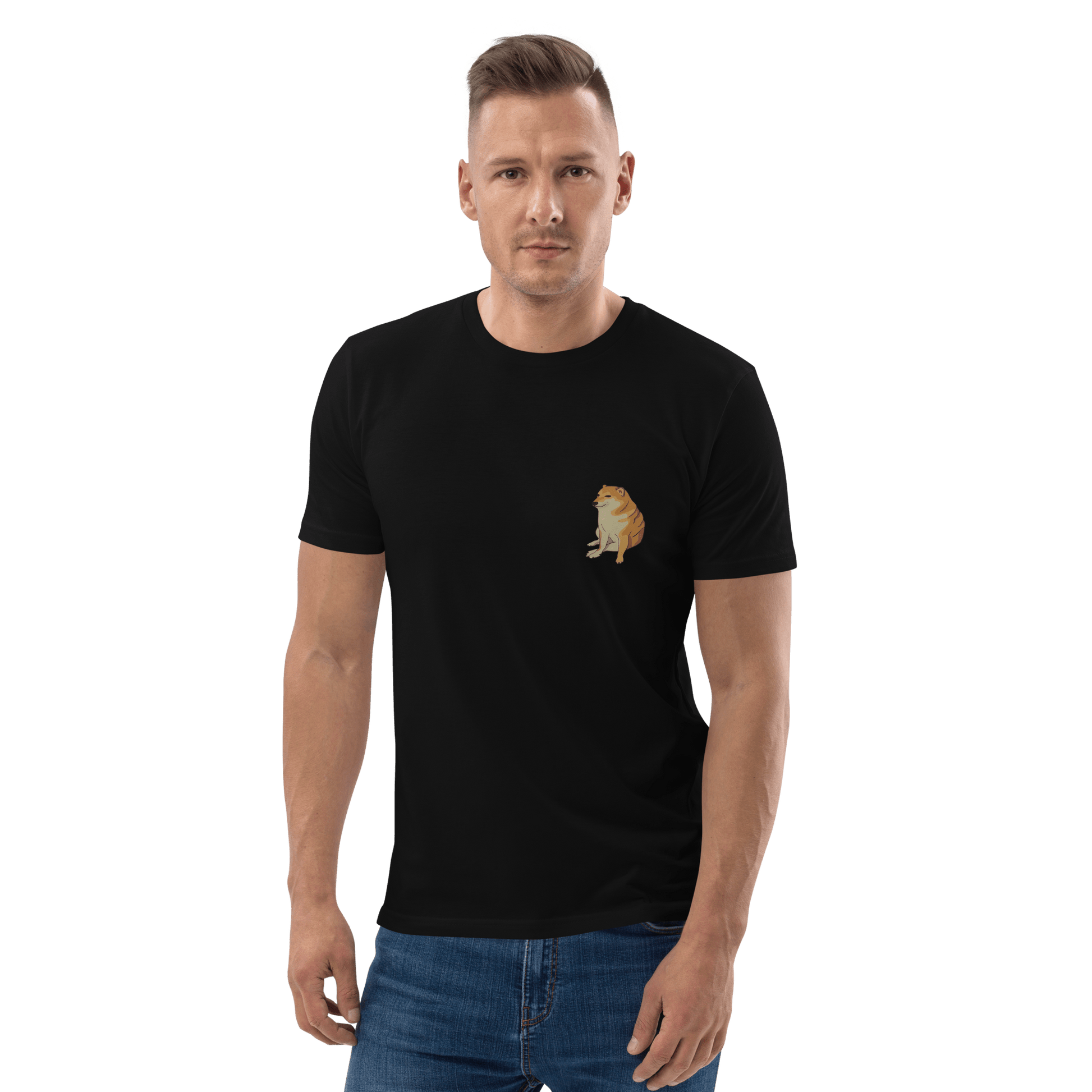 Doge Premium Organic T-Shirt Meme - Cotton Pink | Shirtposting