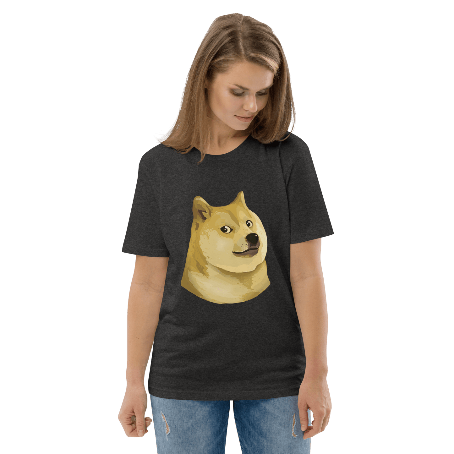 Doge Premium Organic T-Shirt Meme - Cotton Pink | Shirtposting