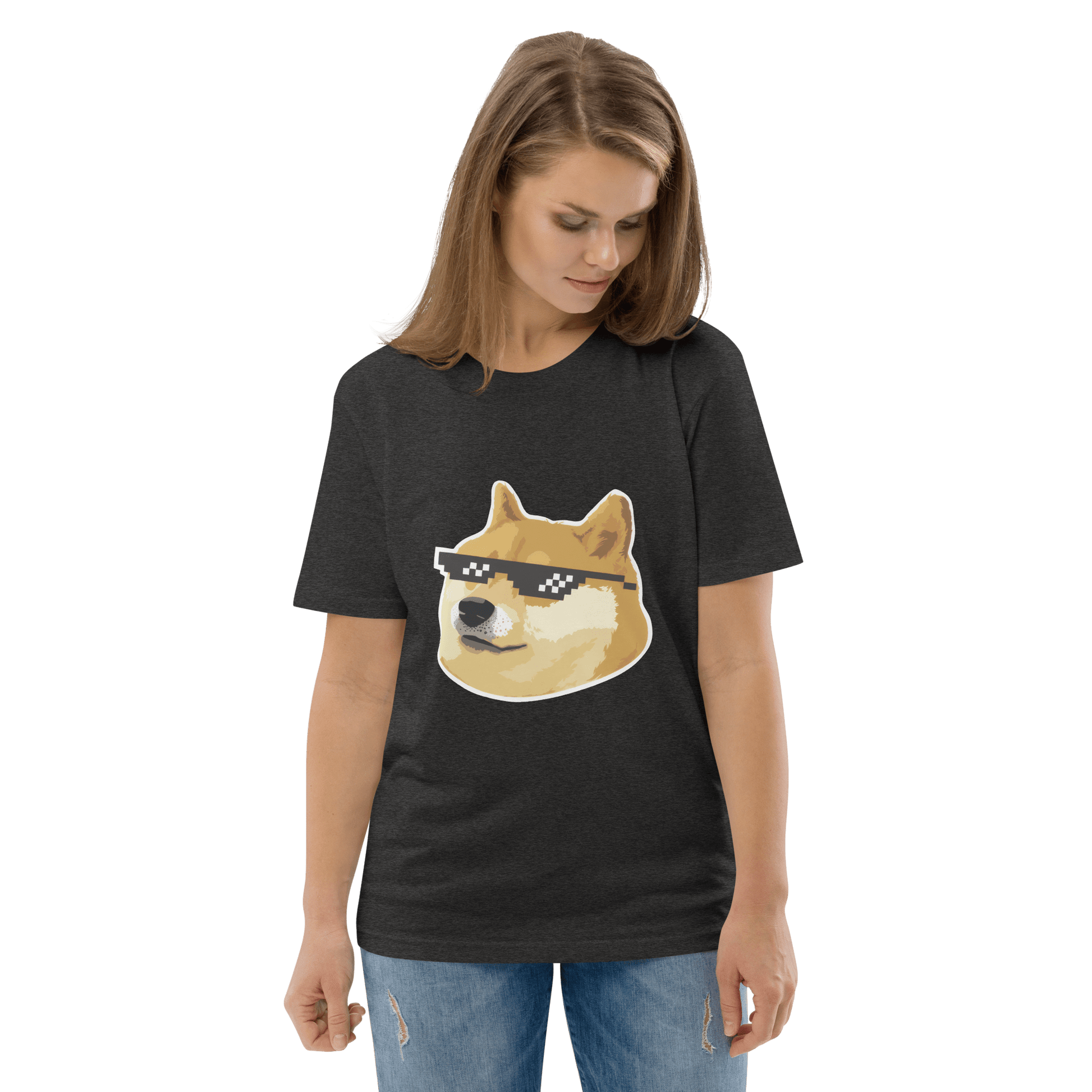 Doge Premium Organic T-Shirt Meme - Cotton Pink | Shirtposting