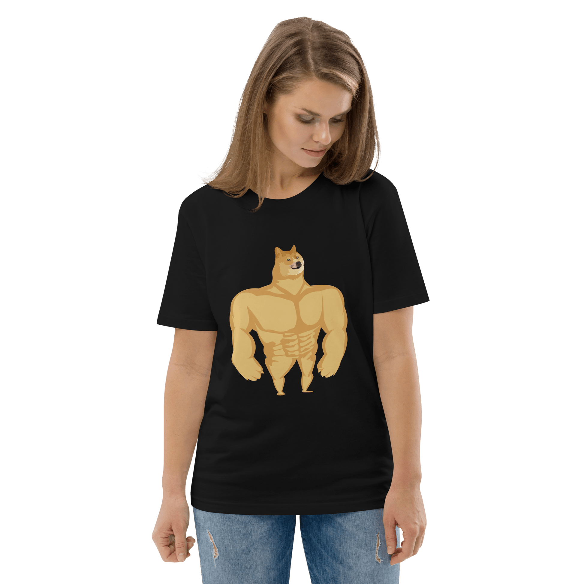 Doge Premium Organic T-Shirt Meme - Cotton Pink | Shirtposting
