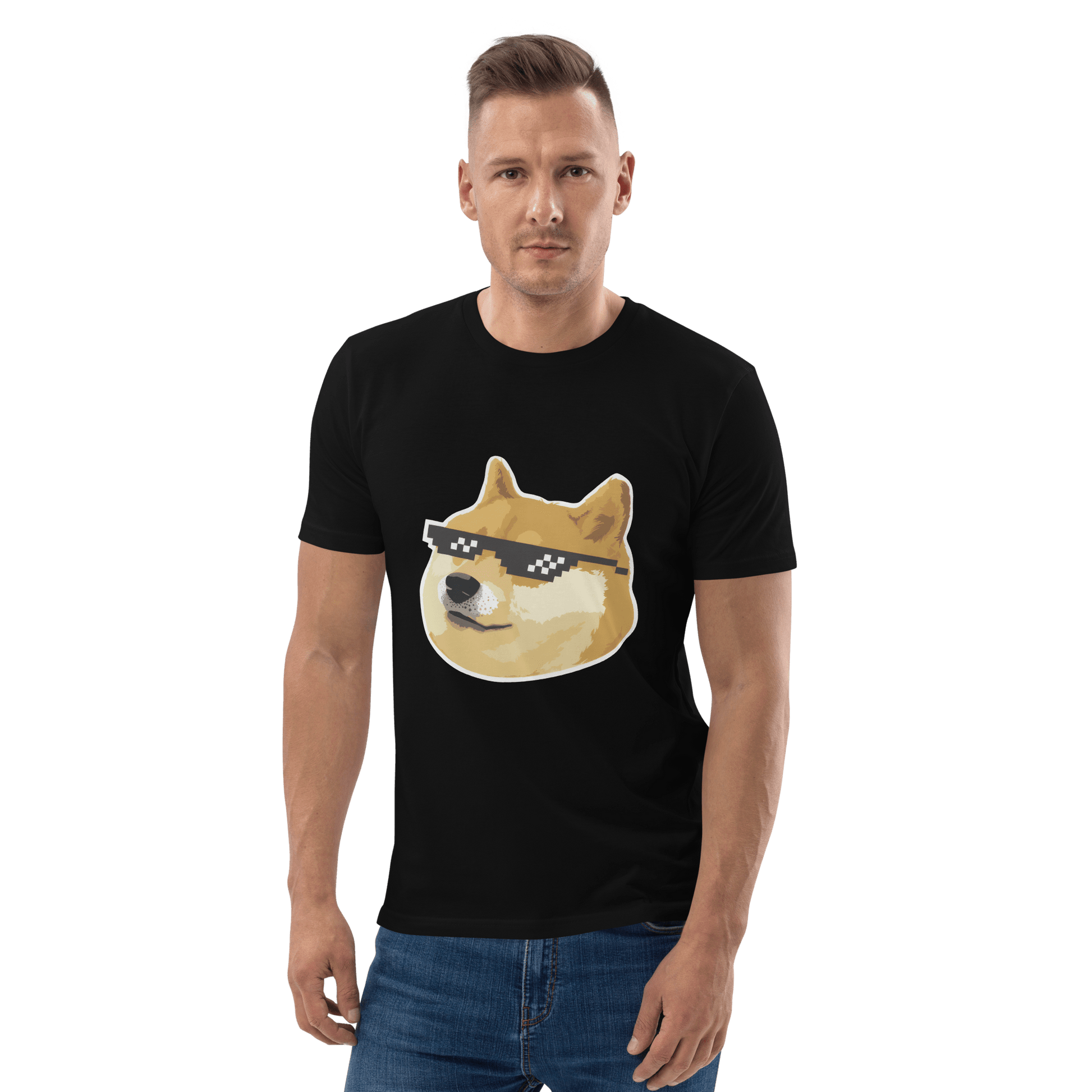 Doge Premium Organic T-Shirt Meme - Cotton Pink | Shirtposting