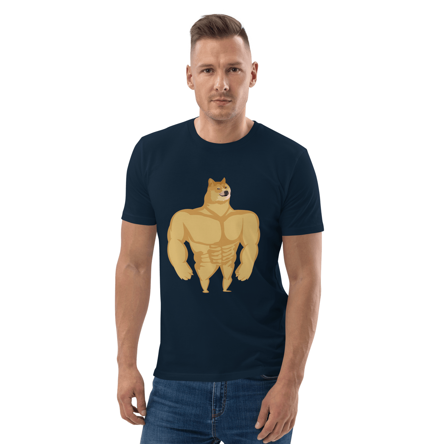 Doge Premium Organic T-Shirt Meme - Cotton Pink | Shirtposting