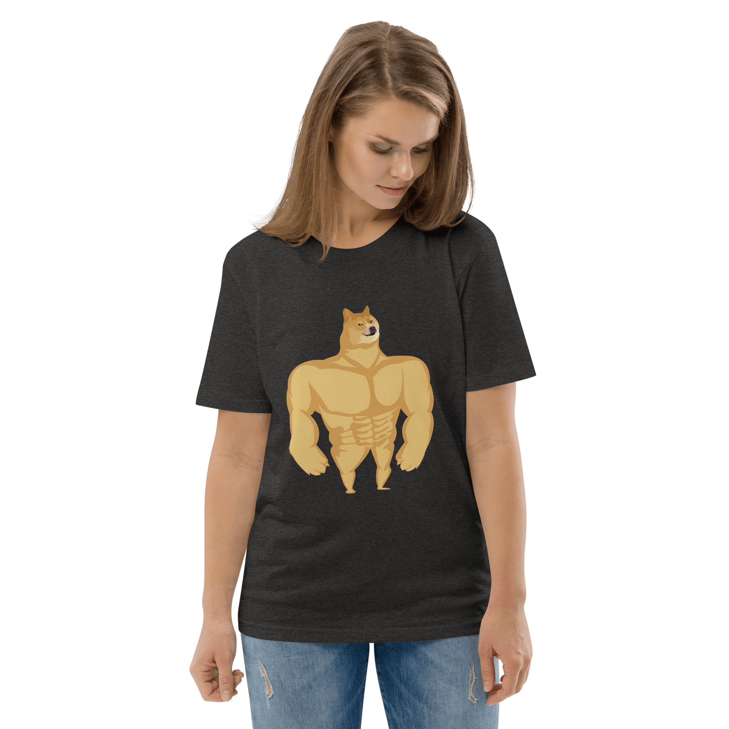 Doge Premium Organic T-Shirt Meme - Cotton Pink | Shirtposting