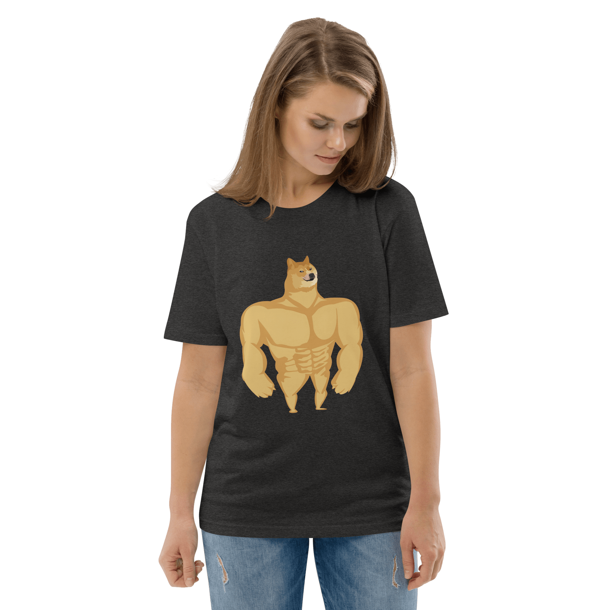 Doge Premium Organic T-Shirt Meme - Cotton Pink | Shirtposting